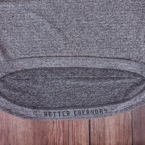 *READ* Lululemon Mens Small Drysense Training Short Sleeve Shirt Gray Athleisure - Picture 5 of 12